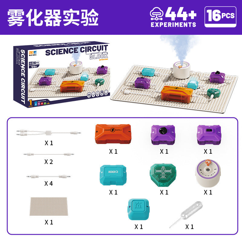 Kids puzzle building electronic building blocks cognitive circuit shunt physical science experiment package science and education toys first level