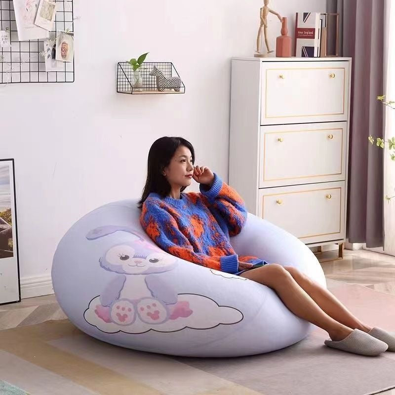 Lazy sofa can lie down and sleep bean bag tatami popularkids cartoon balcony single recliner capsules filling