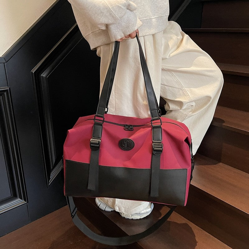 Cross-border fashion large-capacity travel bags, light travel, hand luggage bags, outdoor camping storage, messenger bags wholesale