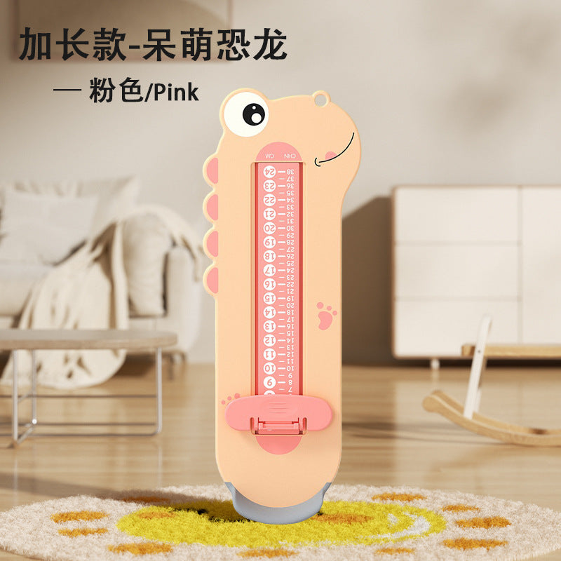 Baby foot measuring device - home use foot length & shoe insole length measurer - universal infant foot measuring tool - the ultimate shoe buying guide for kids