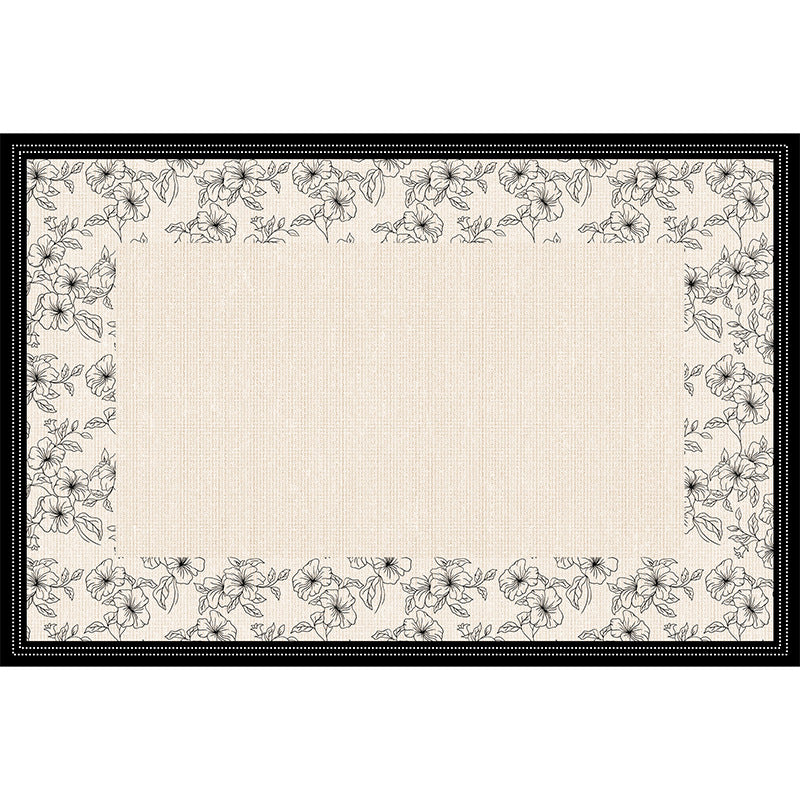 Removable and washable carpet, living room, machine washable, french medieval double layer, detachable sofa, coffee table, floor mat, bedroom bedside blanket