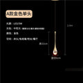 Gold powder water drop bedside small chandelier accessible luxury normcore tv background wall window bar crystal chandelier