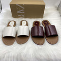 Za's new product 2025autumfashioneasiest for matchexport original single women's shoes single color elegant one-piece slippers breathable flats shoes
