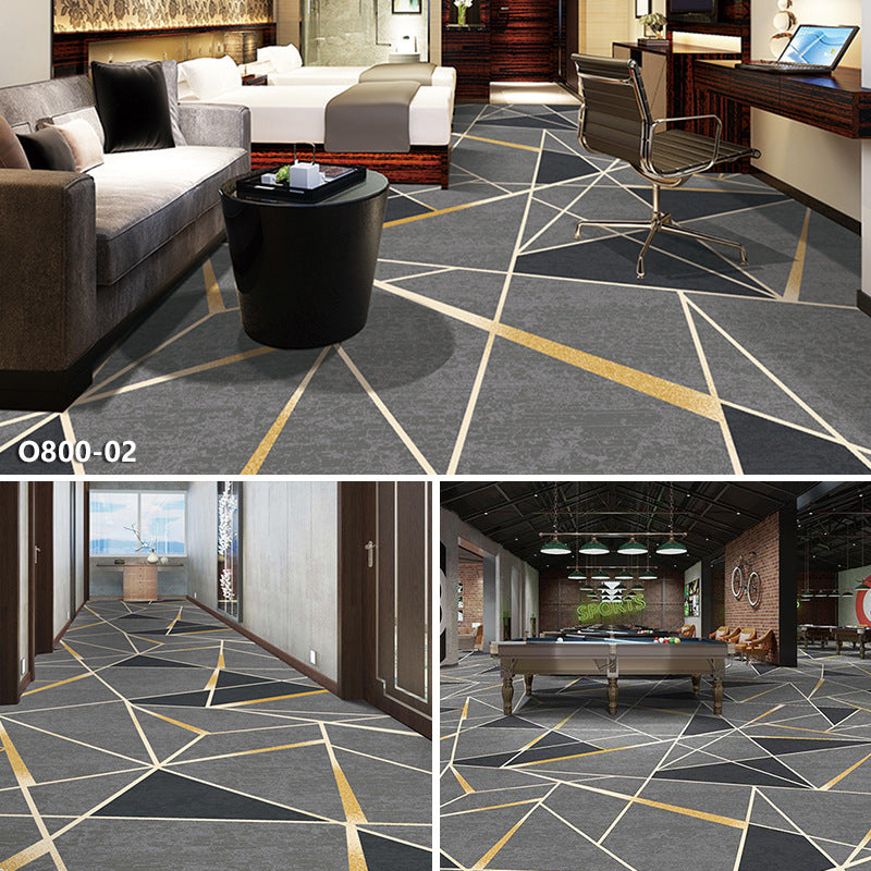 Hotel carpet 800g cut velvet thickened large area paving fire retardant banquet hall club billiard hall fireproof carpet