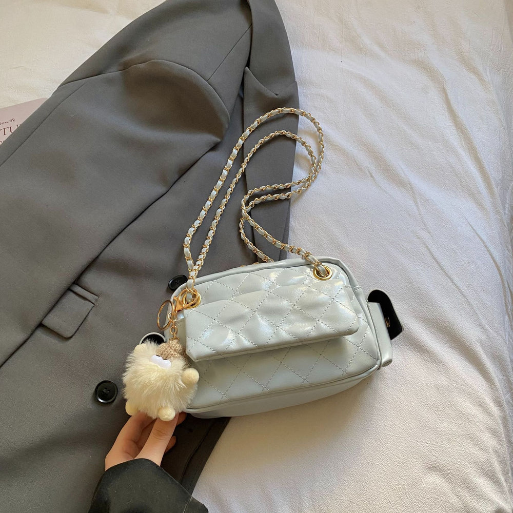 small fragrant style rhombus armpit bag for women 2026 spring new arrivalclassy texture shoulder bag niche style design women's bag