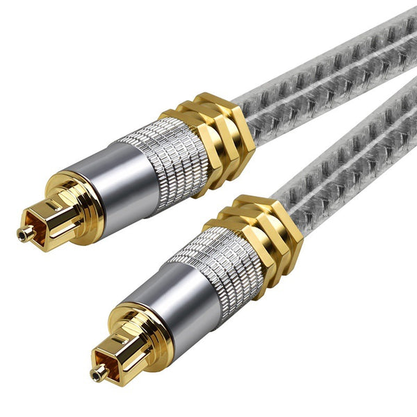 Digital fiber optic audio output cable SPDIF TV power amplifier sound wall ps5 audio adapter cable Customized
