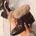 fall/winter new arrivals: plus-size fleece-lined leather boots for women, sizes 36-43. wholesale available. dropshipping to  and