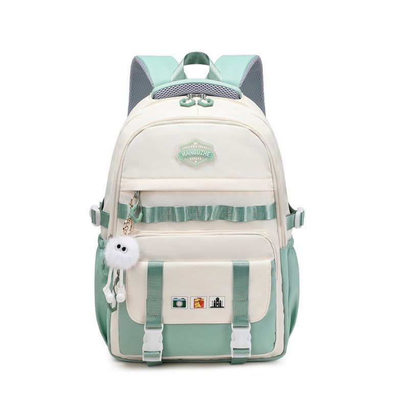 New Trend Junior High School High School Student School Bag High Value Large Capacity Backpack Fashion Casual Durable Backpack