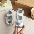 Vancahao girls' fashion lace-trimmed princess shoes, new korean style for spring/autumn , children's flats, single shoes