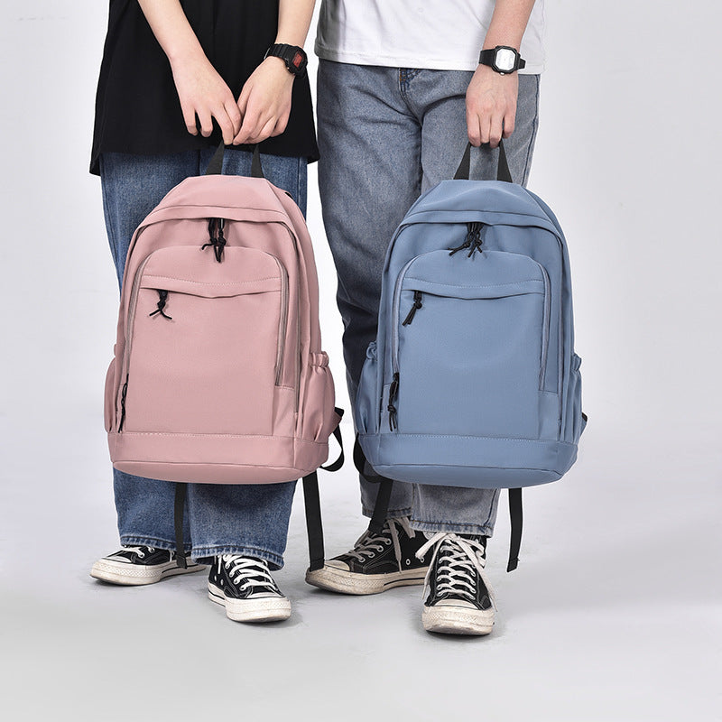 Cross-border large-capacity Korean backpack lightweight fashion student schoolbag outdoor travel backpack casual backpack men and women