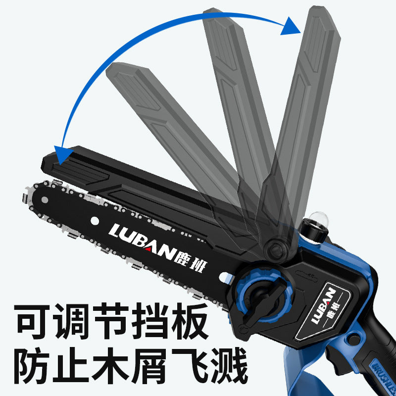 6 inch brushless mini lithium electric saw portable logging hand chainsaw garden pruning household high branch saw  wholesale