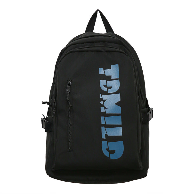 New trendy fashion backpack, the same for men and women, Korean version of campus student schoolbag, large-capacity Japanese computer backpack