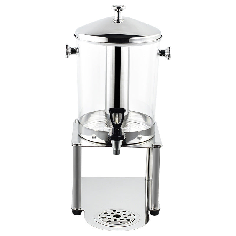 Hot and cold tripod, hotel commercial beverage bucket, stainless steel visual beverage machine, juicer, Korean juice tripod