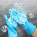 Pet bathing gloves dog bathing handy gadget bathing brush teddy plastic bathing gloves anti-scratch silicone gloves