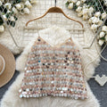 Nightclub sexy performance tops pure desire easiest for matchoutwear camisole sequin sparkling v neck hot girl tube top shirt