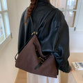 Niche style large capacity easiest for match tote bag shoulder 2025new arrivaltrendyclassy sense work clothing crossbody backpack women's bag