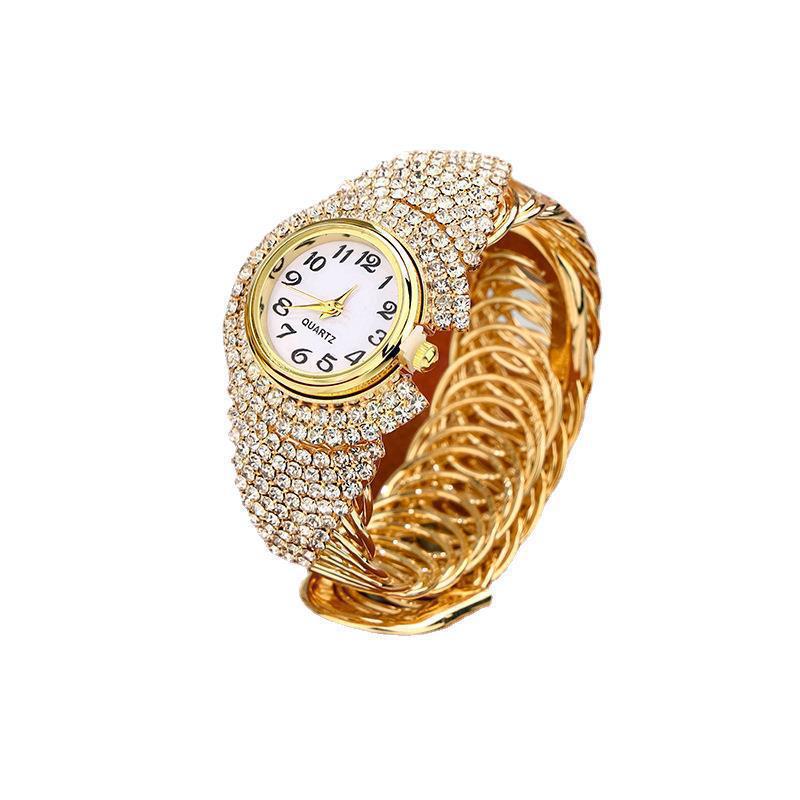 European and american trendy new women's watch, full diamond fashion ladies watch, versatile casual women's quartz watch, direct from the manufacturer