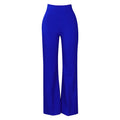 D359 european and american clothing   new fashion elegant elastic waist casual plus size wide leg pants african style trousers