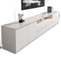 Solid wood tv cabinet floor-standing casualaccessible luxury style storage cabinet for home living room coffee table slate tv cabinet combination cabinet