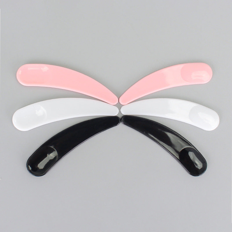 Crescent-shaped spoon mask dispensing scraper cream cosmetic packaging digging stick cream dispensing stirring arc-shaped mixing stick spoon