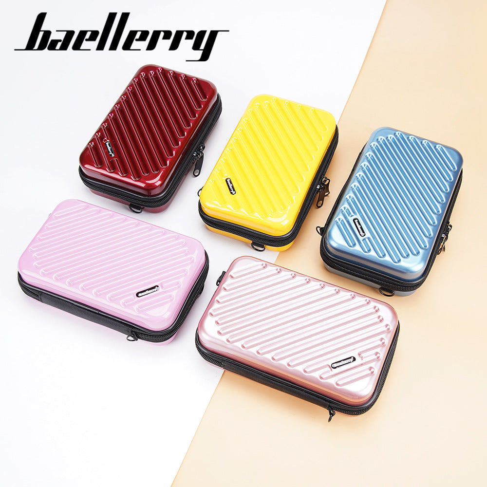 Baellerry new women's PC cosmetic bag  mini box crossbody zipper travel storage bag wholesale