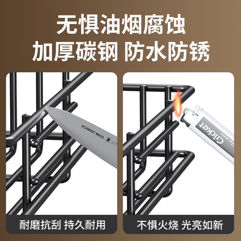 Refrigerator shelf Side storage rack Artifact Kitchen supplies Household Daquan Side wall plastic wrap Multi-layer hanging shelf