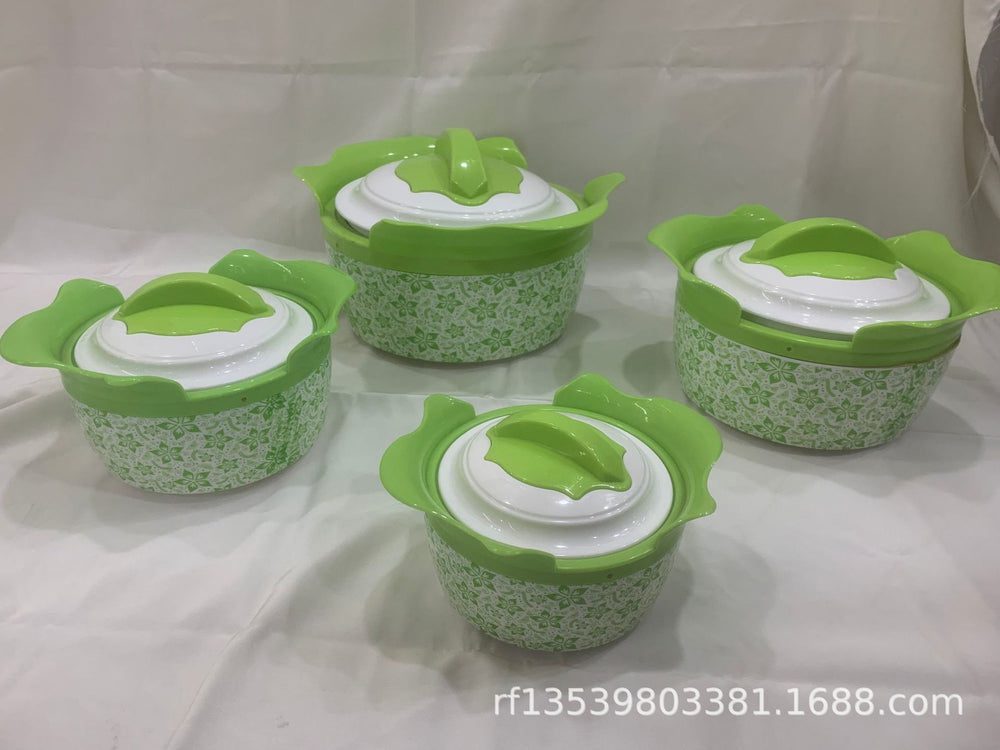Magnolia 800ml12ml2200ml3200ml foreign trade insulated lunch box lunch box set 4pcs
