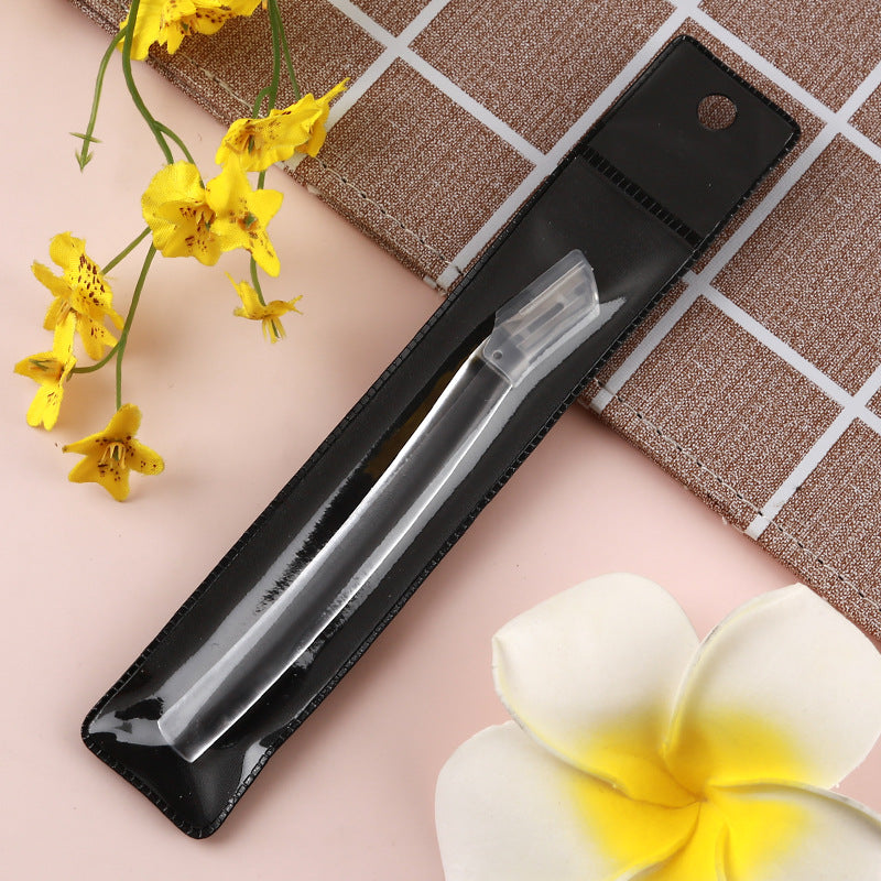 Manufacturer wholesale meniscus eyebrow trimmer women's beauty salon special eyebrow scraper anti-scratch eyebrow trimmer artifact beauty tool
