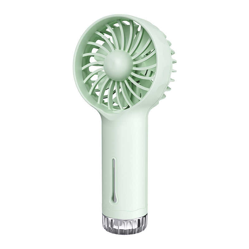 new arrival: outdoor handheld spray fan - multifunctional portable rechargeable humidifying mini fan gift