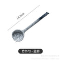 Large soup spoon for home ceramic spoon long handle soup drinking high temperature resistant spoon creative japanese large spoon spoon porridge spoon