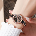 2025 year of the snake: hot women's fashion pieces are here! alloy ceramic quartz watches with stainless steel bands - wholesale
