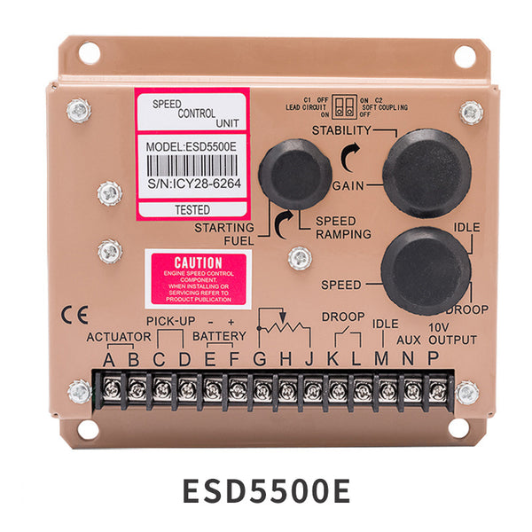 ESD5500E Generator Electronic Speed Control Controller ESC Board Speed Modulator Black S6700H Speed Control Board