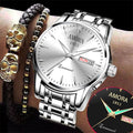 Wholesale amora men's watch - business casual luminous dual calendar non-mechanical casual wristwatch - cross-border waterproof