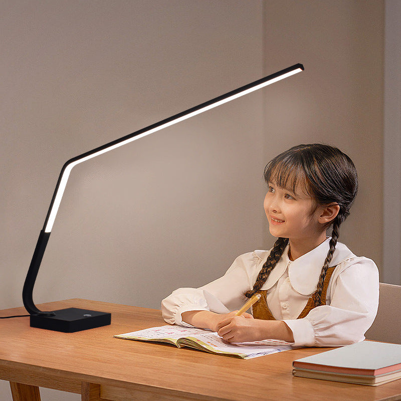 Led desk lamp - study, work, eye protection - ideal for students, dorms, reading, homework, and writing
