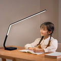 Led desk lamp - study, work, eye protection - ideal for students, dorms, reading, homework, and writing