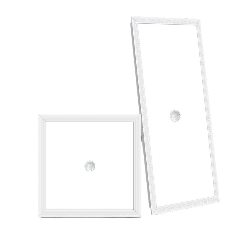 Led integrated ceiling smart panel light - bathroom, hallway, radar & motion sensor, aluminum clip-in, sound control flat panel light