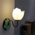 Indoor creative retrochinoiserie lotus wall lamp lotus balcony entrance decoration study corridor wall lamp zen