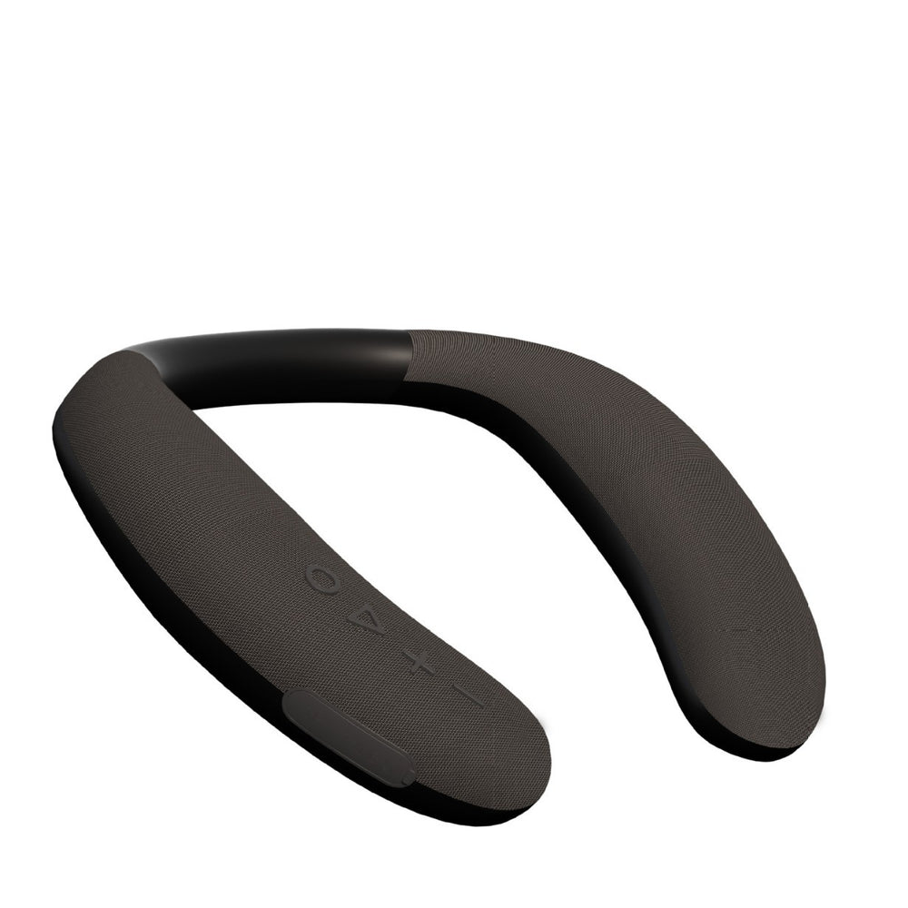 New arrival halter style wireless bluetooth speaker fabric waterproof portable wearable subwoofer neck speaker