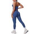 new arrival seamless halter neck beautiful back yoga clothes peach butt tight breathable outdoor running fitness sports suit
