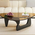 Coffee table solid wood multi-functional tea table living room for home table popularins style populartransparent glass normcore tea table