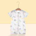 Wholesale baby rompers - spring/summer lightweight air conditioning suits, baby pajamas, long-sleeve onesies, crawling suits, newborn clothes