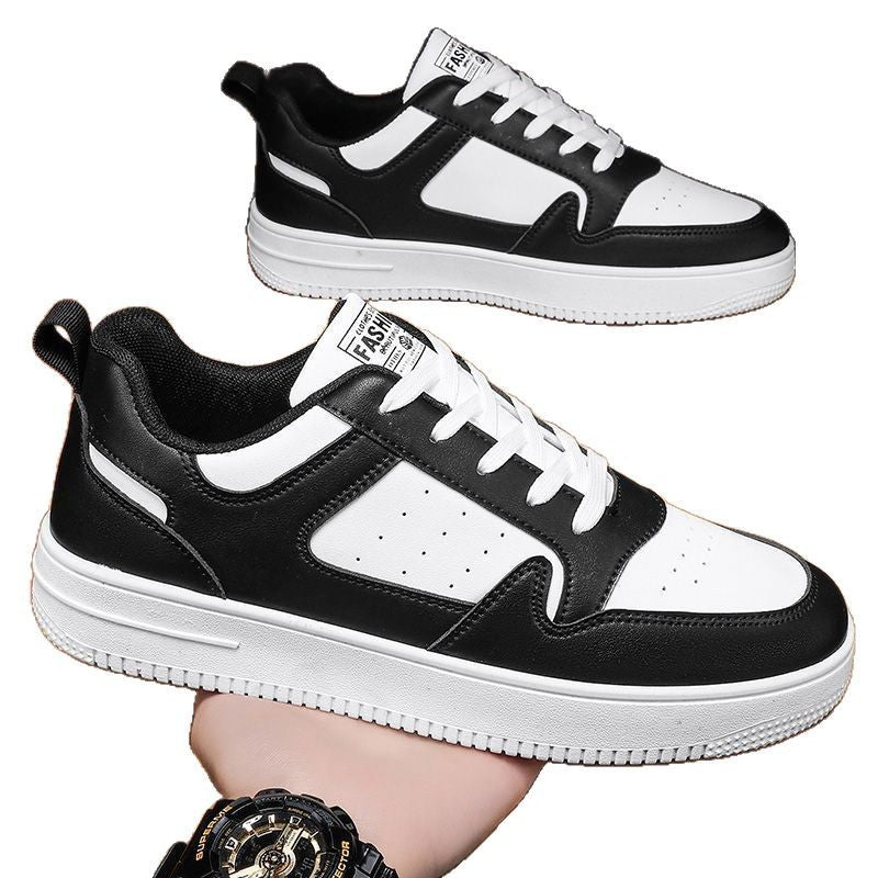 2025 new spring men's white sneakers breathable casual skate shoes athletic ins trendy low-top running shoes for men