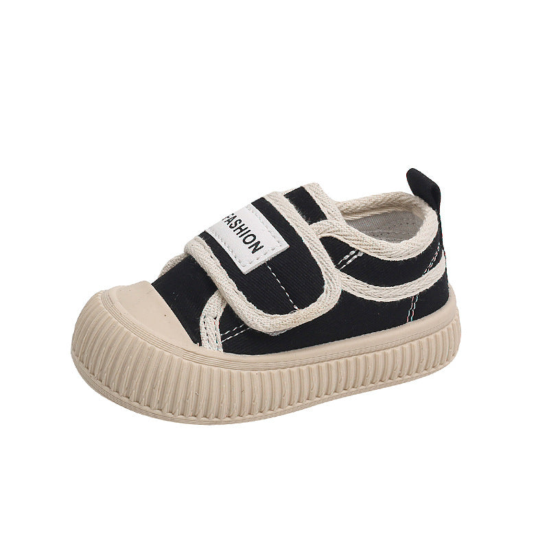 spring/autumn collection: kids' canvas shoes - boys' casual shoes, shell toe girls' biscuit shoes, soft sole baby shoes