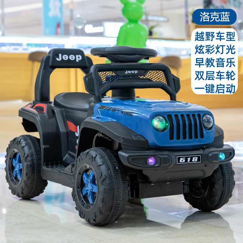 New 2-9 year old boys and girls remote control toys can sit baby toys off-road car four-wheel trolley remote control