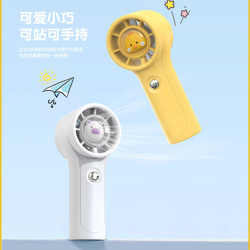 Summer new arrival: kids' usb rechargeable turbine high-speed mini handheld cute pet pocket fan - wholesale from just one piece!