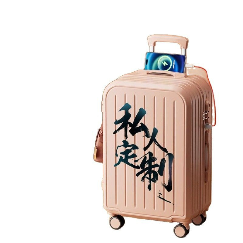 Multifunctional suitcase women's 2024 new small boarding travel large capacity 20-inch trolley case password box can be determined
