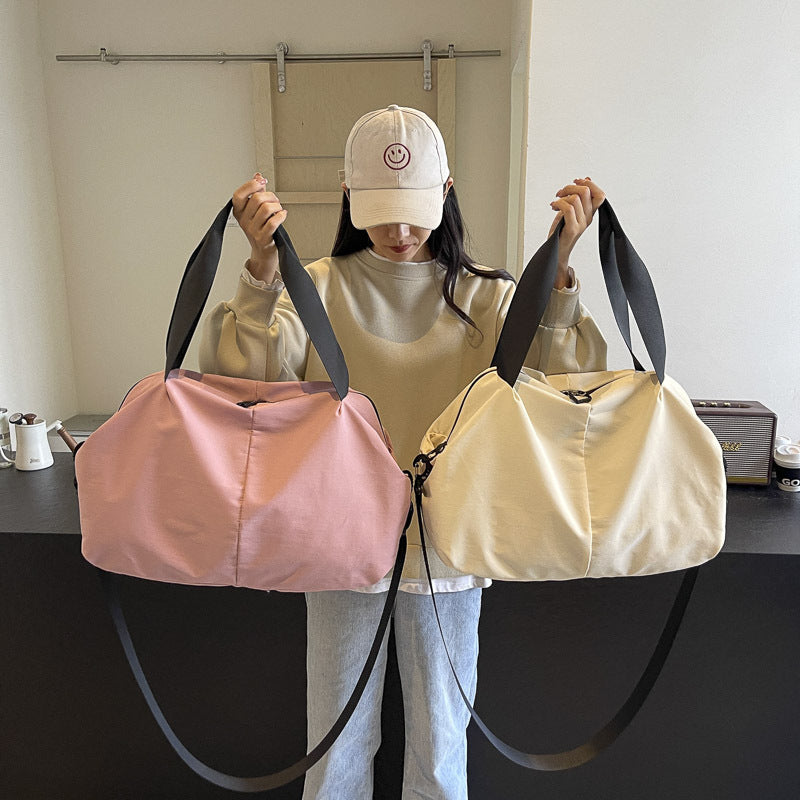 New women's yoga fitness bag casual wet and dry separation swimming bag large capacity short business trip light travel bag