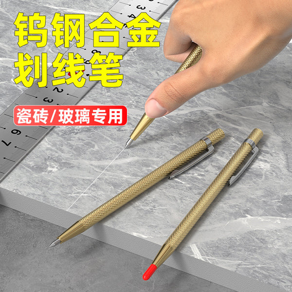 Tungsten Steel Alloy Scribing Pen Tile Scribing Knife Metal Cutting Scribing Pen Manual Manual Scribing Pen Glass Tool