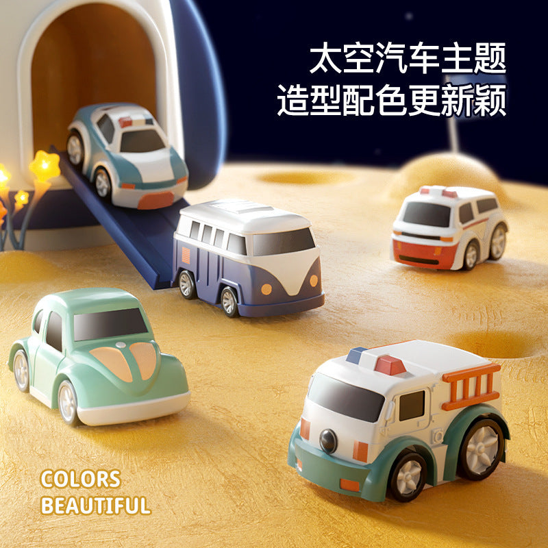 Kids' car stunt space adventure educational toy track inertia train - gift for boys and girls - cross-border