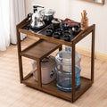 Mobile tea cart tea table home living room tea cabinet multifunctional integrated water dispenser tea tray set modern minimalist tea set
